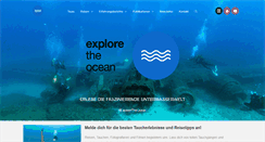 Desktop Screenshot of explore-the-ocean.com